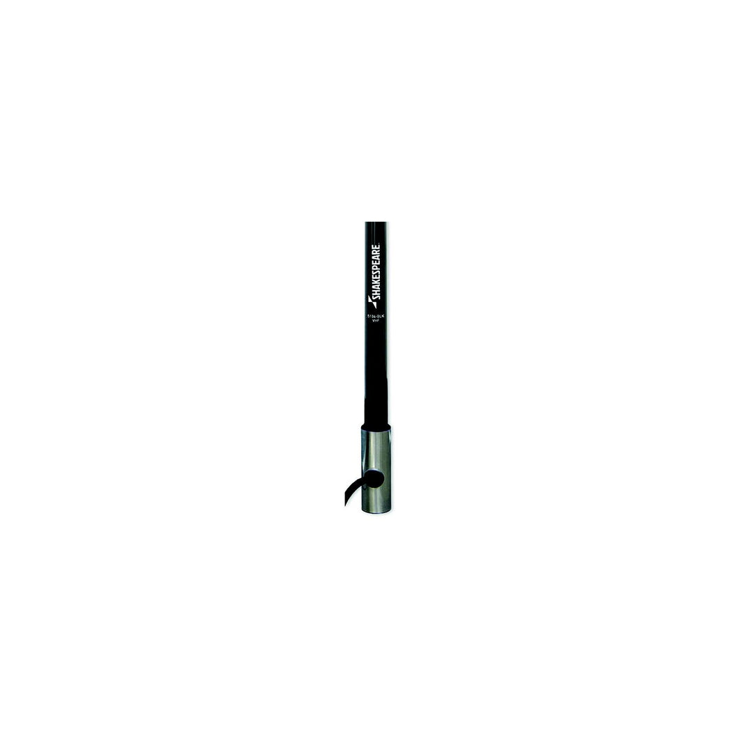 167-5104BLK 5104 4' Classic VHF Antenna, Black -Modern Boat Sales & Service