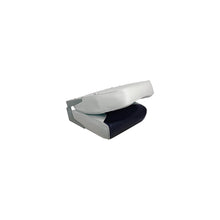 Springfield Economy Folding High Back Seat Gray & Blue -Modern Boat Sales & Service