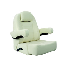 Springfield Marine 104214501 Charter Helm Low-Back with Bolster, Off-White -Modern Boat Sales & Service