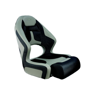 Springfield Marine 1043260 Deluxe Sport Flip-Up II, Charcoal and Light Gray -Modern Boat Sales & Service
