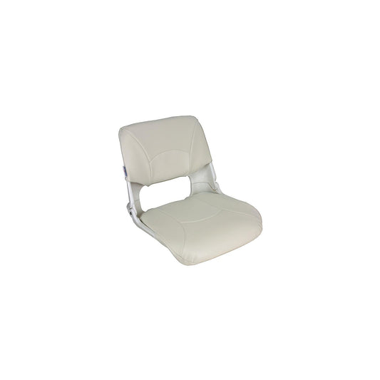 Springfield Skipper Seat With Cushions, White/White Shell -Modern Boat Sales & Service