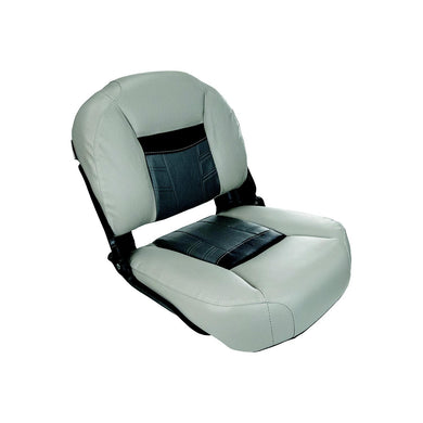 Springfield Marine 1061072 Skipper OEM Deluxe Seat, Charcoal/Gray -Modern Boat Sales & Service