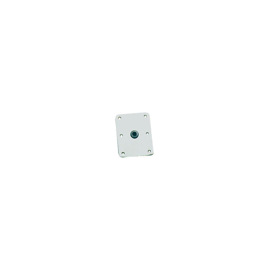 Springfield KingPin 7" x 7" Square Aluminum Base, Satin Finish -Modern Boat Sales & Service
