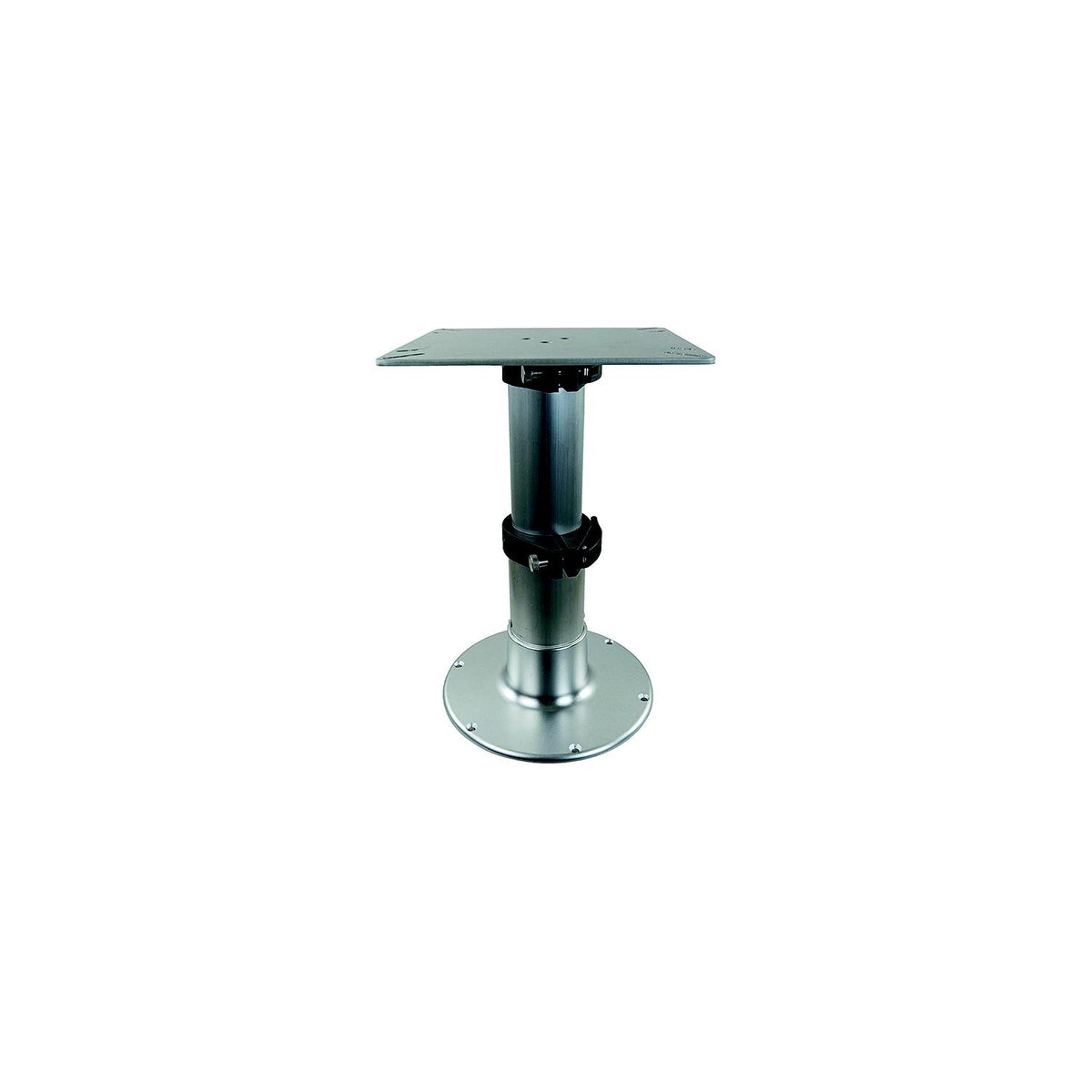 Springfield 1660231 3-Stage Clear Anodized Pedestal Set (Includes Square Table Mount and Base), 14", 20", 28" Default Title -Modern Boat Sales & Service