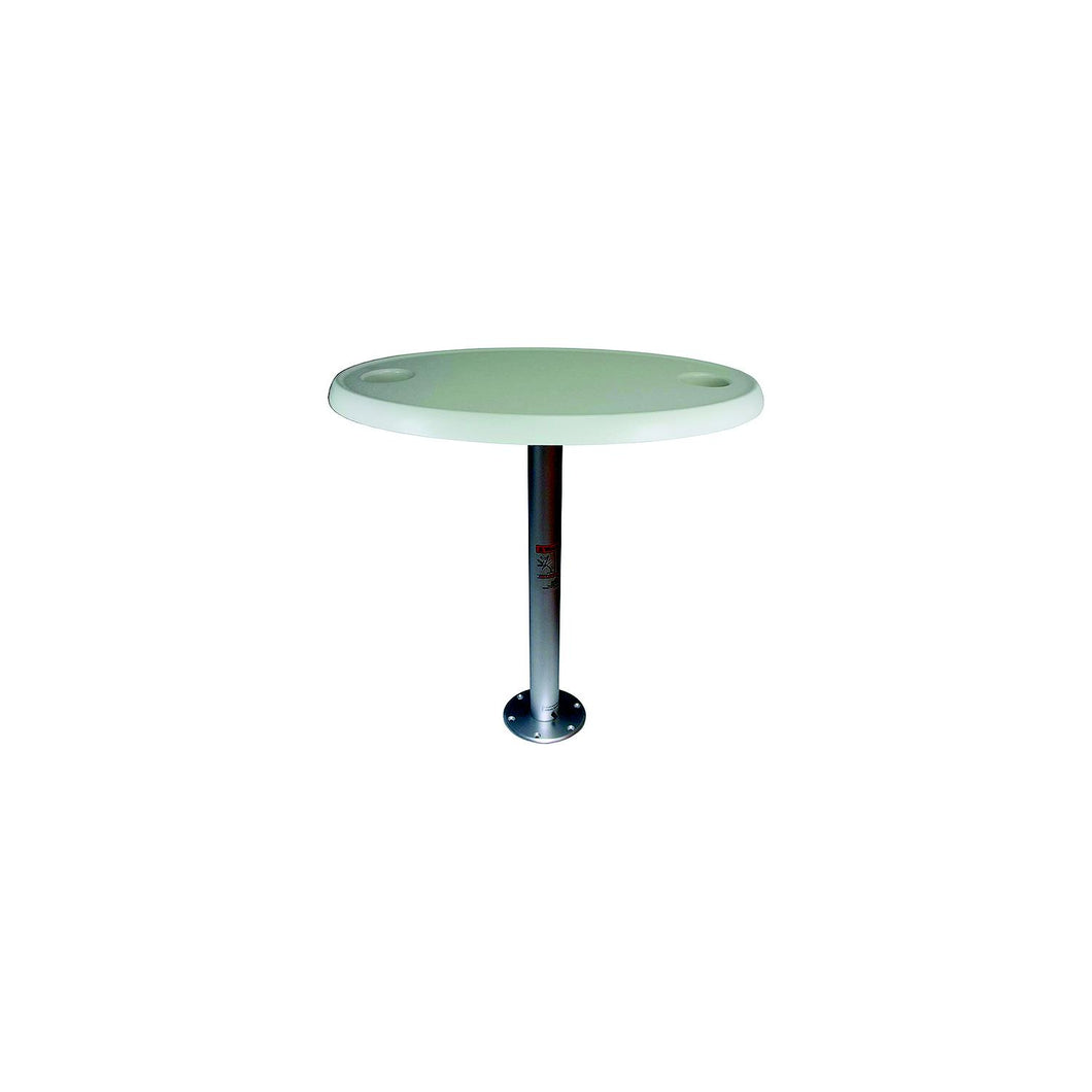 Dock Edge 1690206 Stowable Table Package, Oval Tabletop -Modern Boat Sales & Service