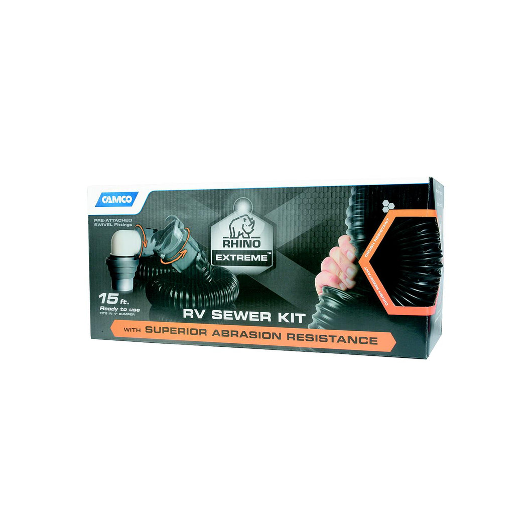 Camco 39867 RhinoEXTREME RV Sewer Kit 20' -Modern Boat Sales & Service