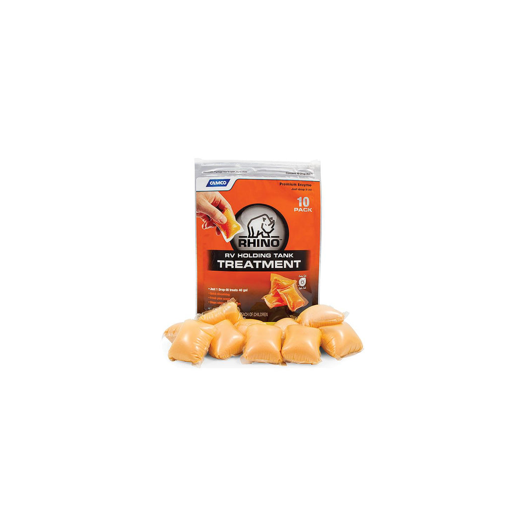 Camco Rhinoâ„¢ Enzyme RV Holding Tank Treatment, Drop Ins, 10/pk -Modern Boat Sales & Service