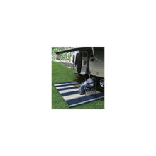 Open Air Stripe Awning Leisure Mat, 6' x 9' Blue -Modern Boat Sales & Service