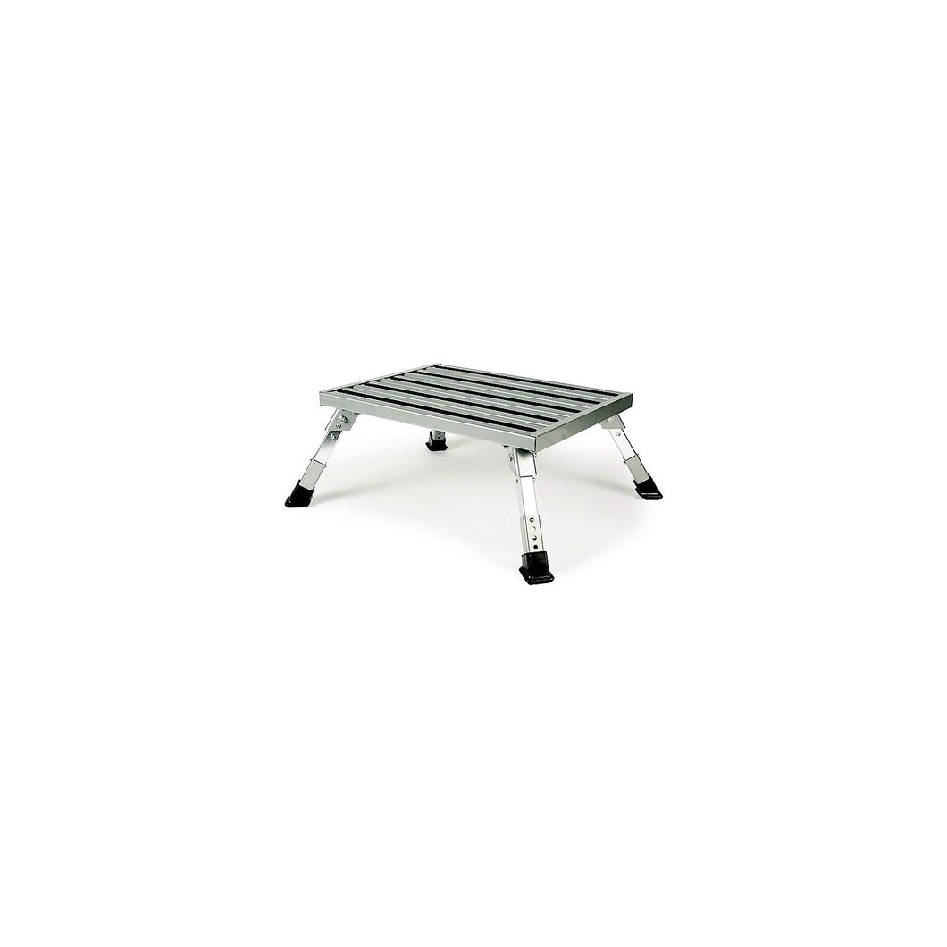 Camco 43676 Adjustable Height Aluminum Platform Step Stool -Modern Boat Sales & Service