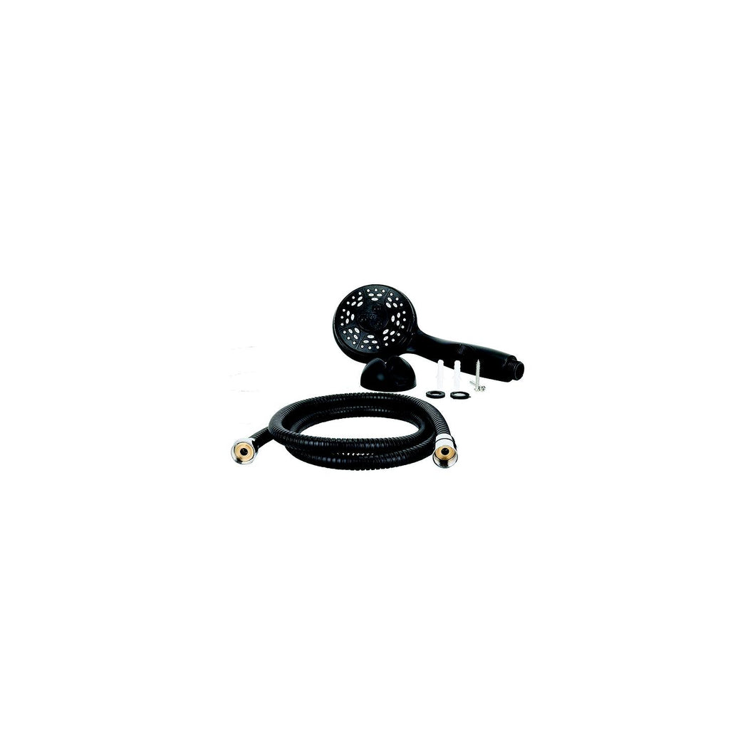 Camco 43744 Premium Rv/Marine Shower Head & Hose Kit, Black -Modern Boat Sales & Service