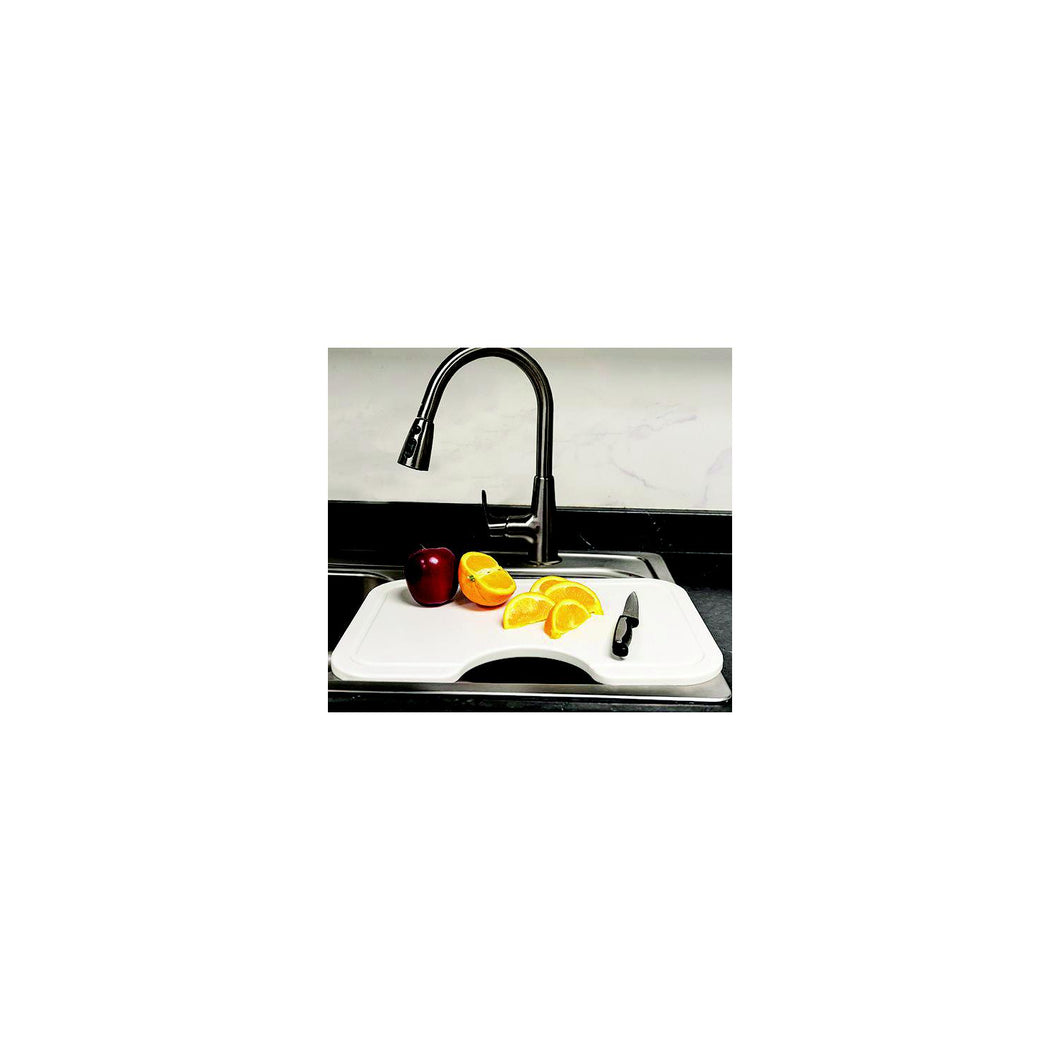 Camco 43850 Large Sink Mate Cutting Board, White -Modern Boat Sales & Service