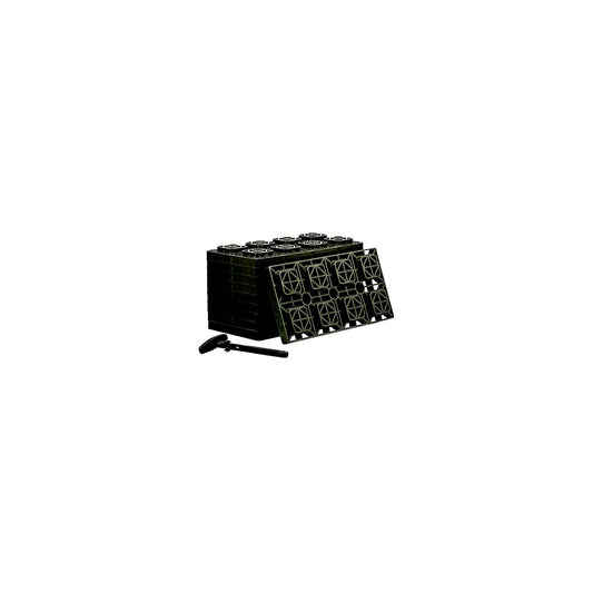 Camco 44525 FasTen 4 x 2 Leveling Blocks, Brown, 10/pk -Modern Boat Sales & Service
