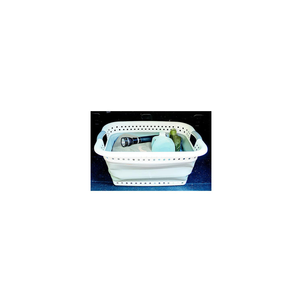 Camco 51903 Collapsible Utility Basket, Large, White/Gray Default Title -Modern Boat Sales & Service