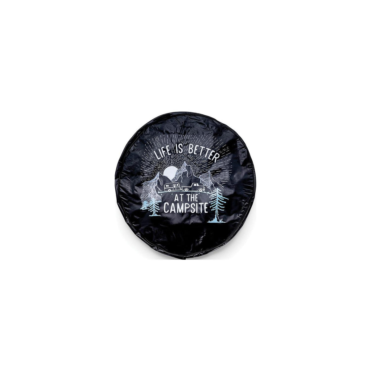 Camco 53290 Spare Tire Cover, 27", Black / RV Sunrise -Modern Boat Sales & Service