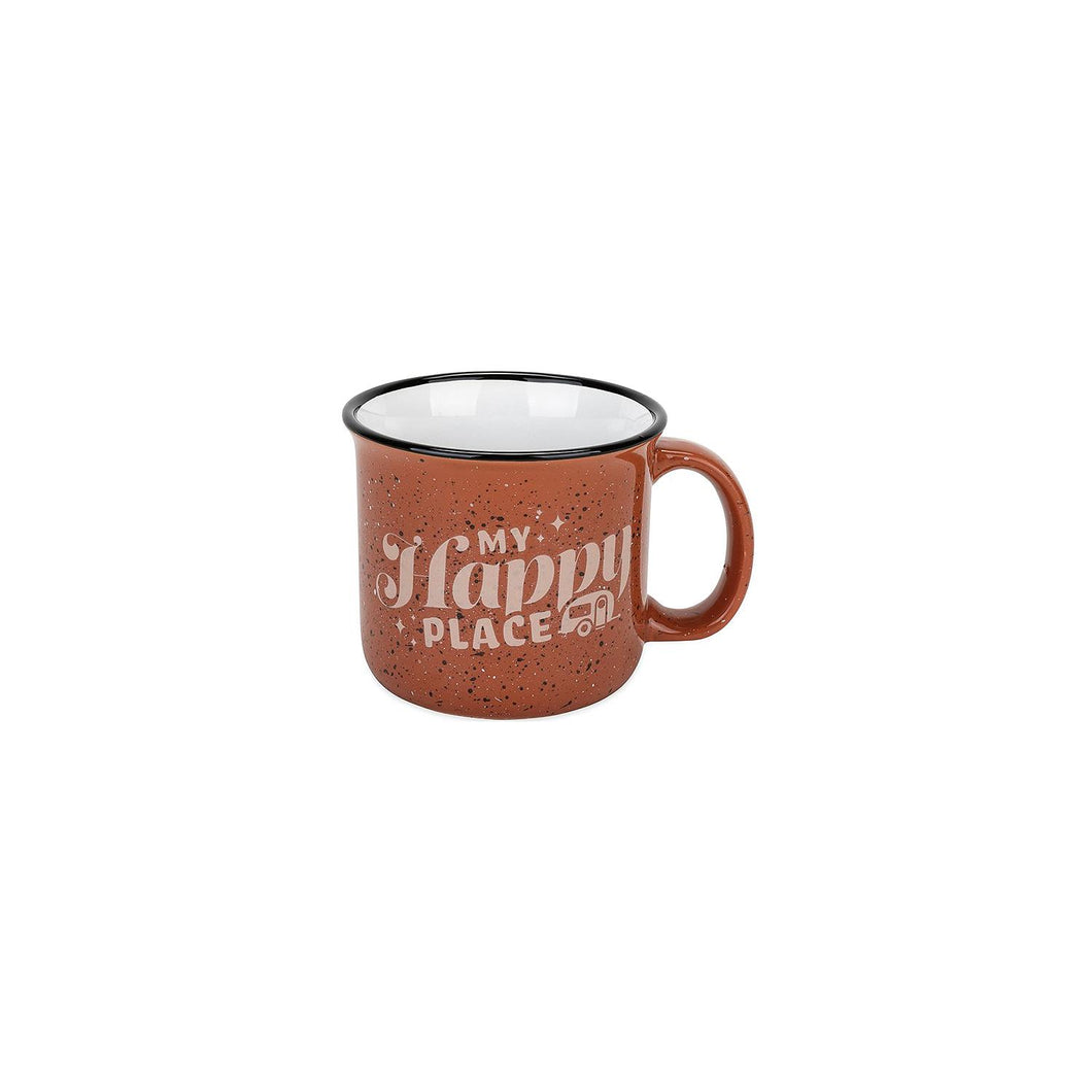 Camco 53472 Ceramic Mug, 14 oz., Green -Modern Boat Sales & Service