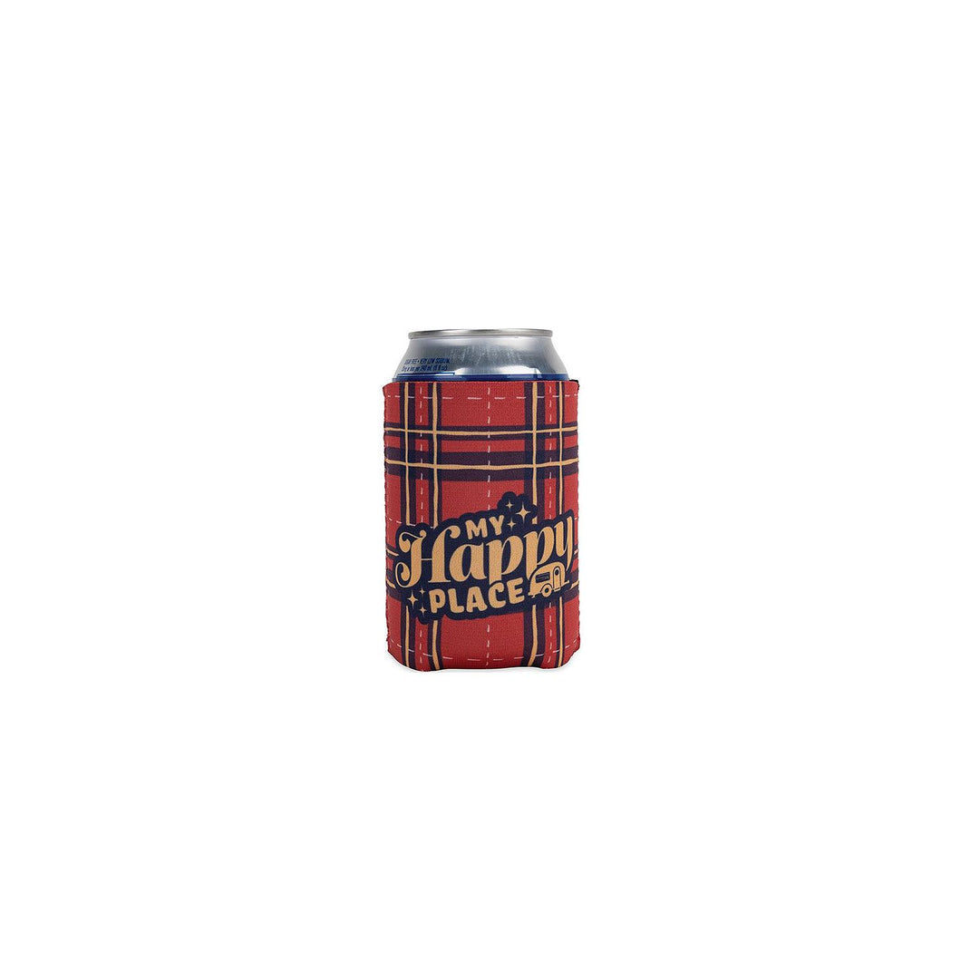 Camco 53479 Life Is Better At The Campsite Can Holder, Red Plaid, Happy Place -Modern Boat Sales & Service