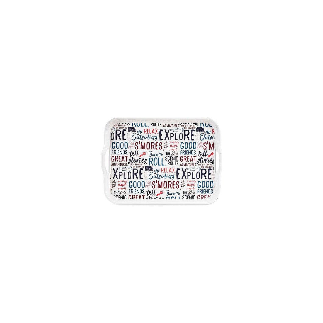 Camco XXX Melamine Tray, Graffiti Design -Modern Boat Sales & Service