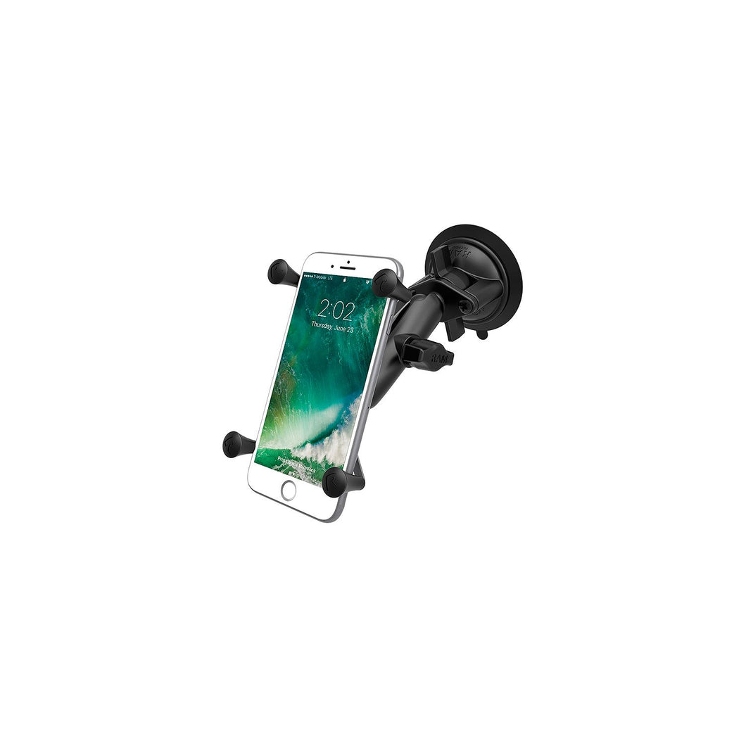 RAM Twist Lock Suction Cup Mount with Universal X-GripÂ® Large Phone/Phablet Cradle -Modern Boat Sales & Service