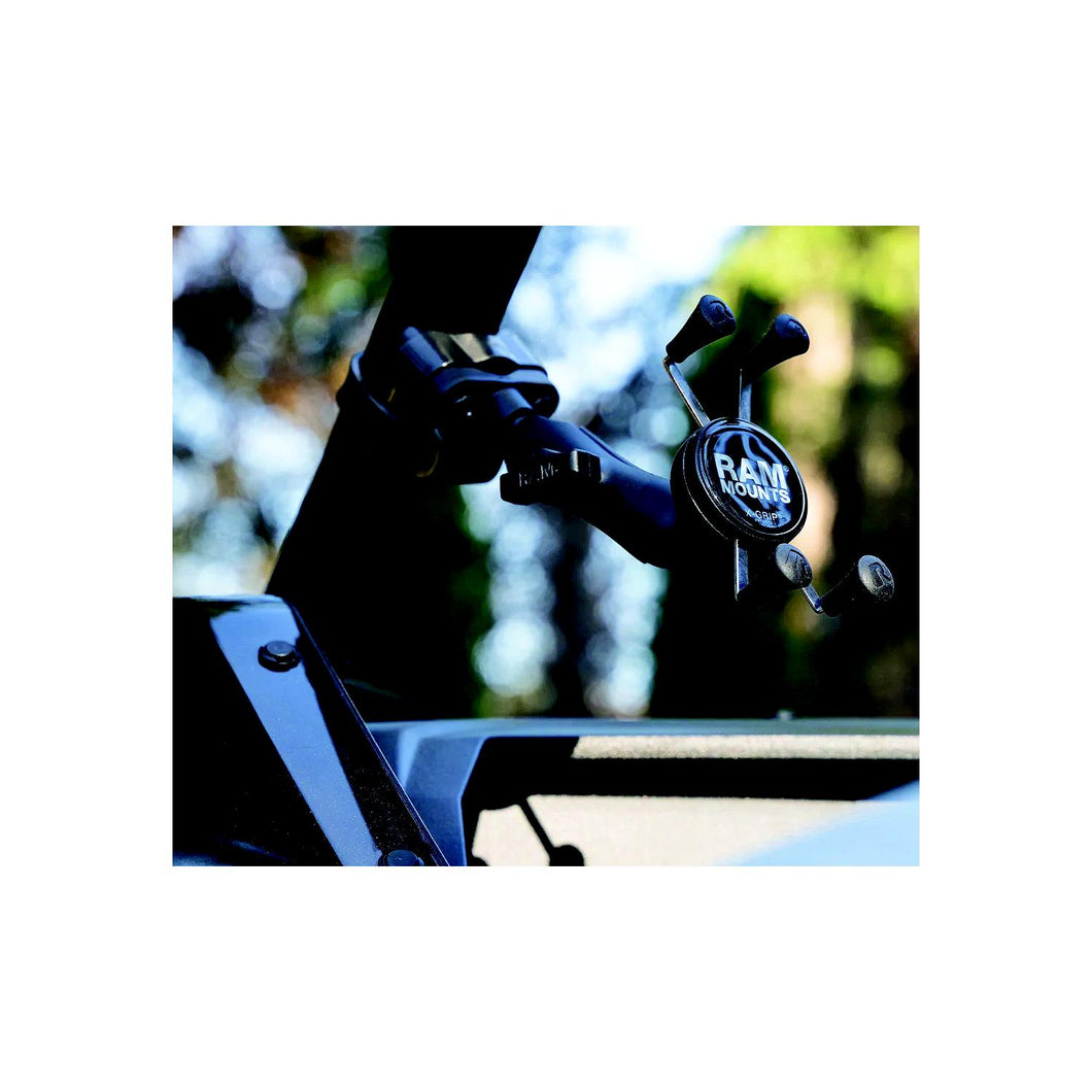 Ram RAMB2312UN7 RAMÂ®Â X-GripÂ®Â Phone Mount with ATV/UTV Rail Base Default Title -Modern Boat Sales & Service