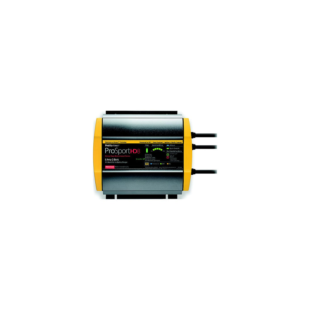 ProMariner 44008 Prosporthd Series USA Batttery Charger, 8 Amps, 2 Bank Default Title -Modern Boat Sales & Service