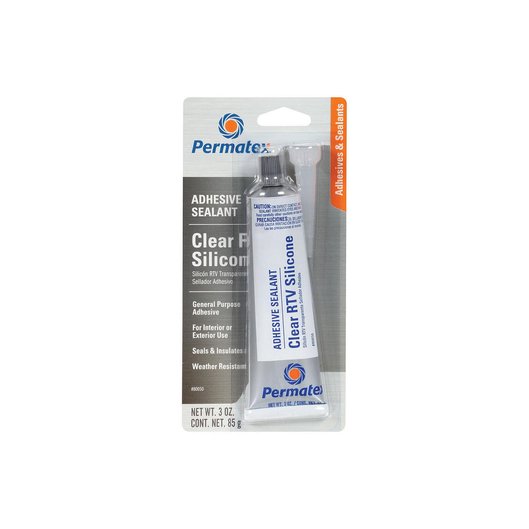 Clear RTV Silicone Adhesive Sealant -Modern Boat Sales & Service