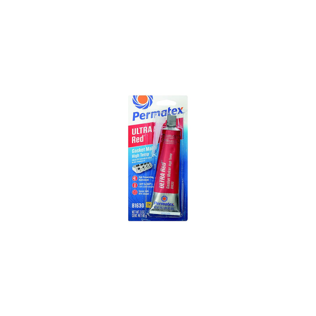 Permatex 81630 Ultra Red High Temperature Gasket Maker, 3 oz. -Modern Boat Sales & Service