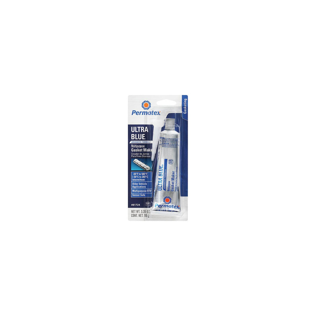 Permatex 81724 Ultra BlueÂ® Multipurpose RTV Silicone Gasket Maker, 3.35 oz. -Modern Boat Sales & Service