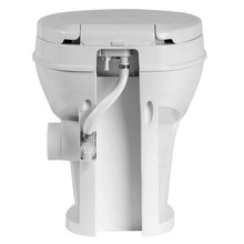 Voyager Plus Rv Toilet With Porcelain Bowl, White, Full Set Height, 17.86" H x 10.67" D Default Title -Modern Boat Sales & Service