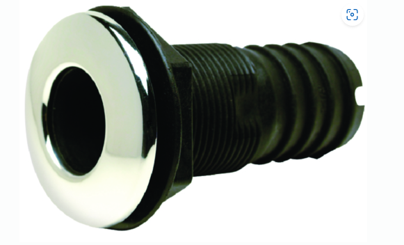 18461 Seachoice Stainless Steel Covered Thru-Hull / W2
