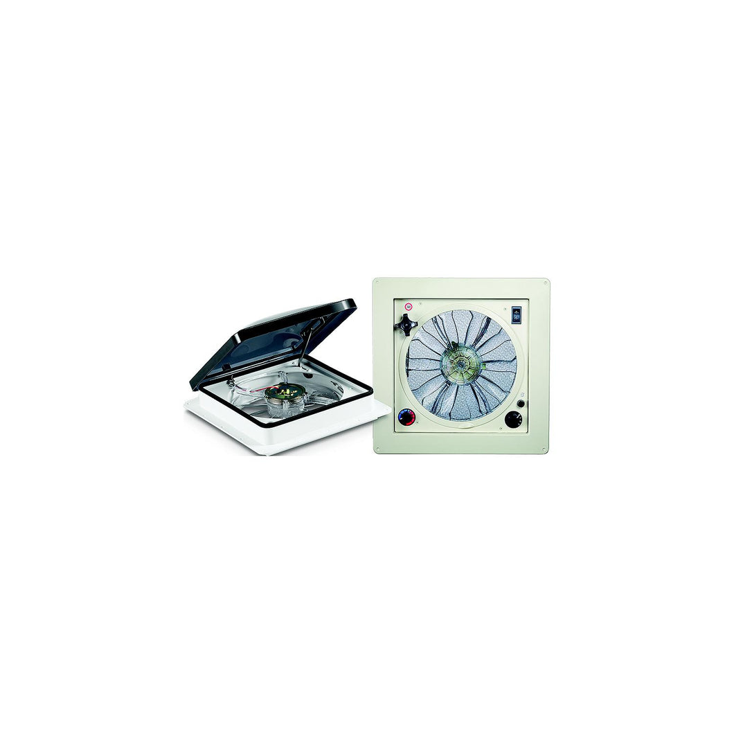 Fan-Tastic Vent 802250 Vent Fan, Polar White w/Smoke Dome -Modern Boat Sales & Service