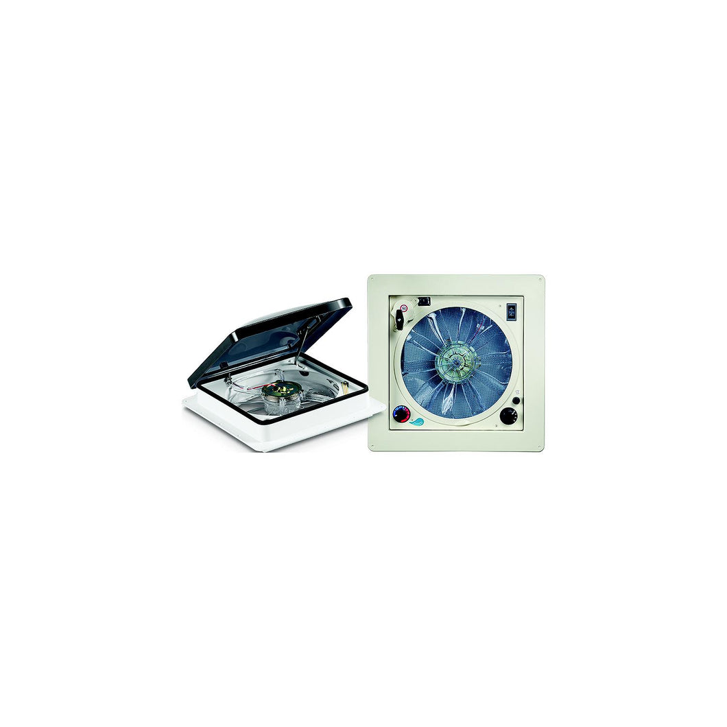 Fan-Tastic Vent 803350, Polar White Garnish w/Smoke Dome -Modern Boat Sales & Service