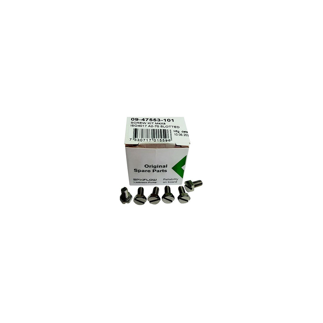 Johnson Pump 0947553101 OEM Screw Kit for raw water impeller pump F35, F4, F5 -Modern Boat Sales & Service
