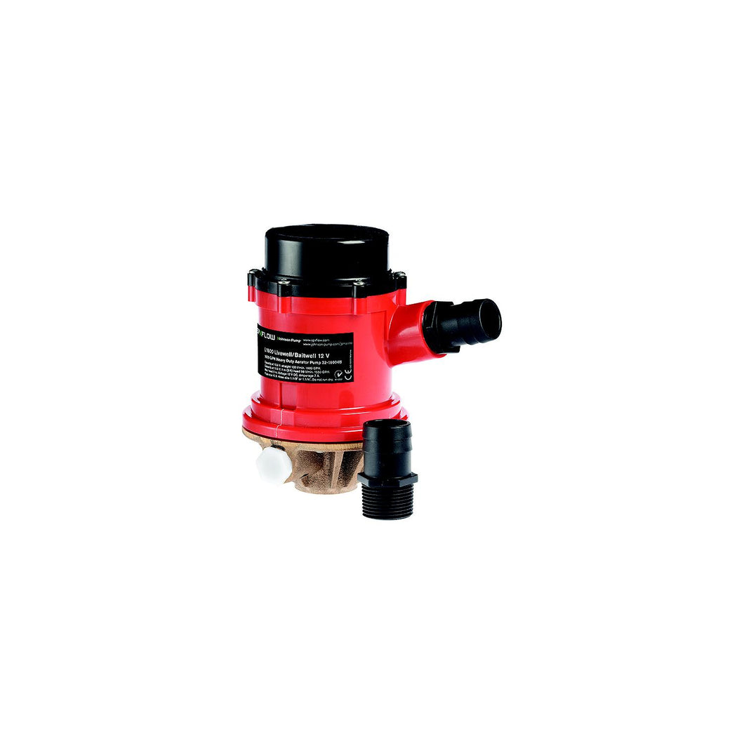 Johnson Pump 16004B Model 1600 Pro Series Livewell/Baitwell Pump, 12V -Modern Boat Sales & Service