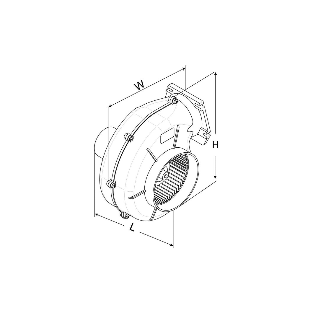 Johnson Pump 80-47417-01 12V AirV 4-550 Flange Mount Extra Heavy Duty Radial Blower Default Title -Modern Boat Sales & Service