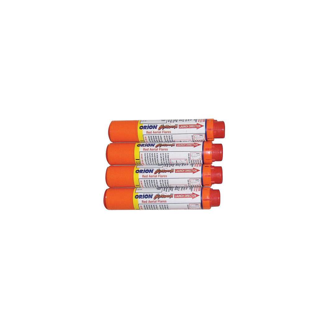 Orion 859 - Skyblazer II Red Aerial Signals, XLT w/Storage Bag, 4/Pk -Modern Boat Sales & Service