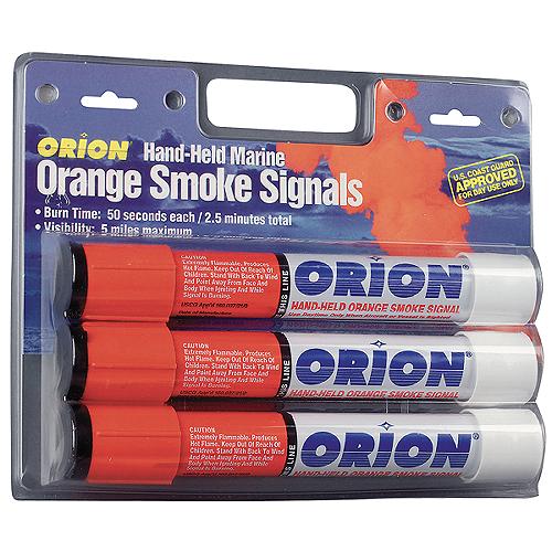 * 191-958 ORION HAND HELD ORANGE SMOKE (3) /95B -Modern Boat Sales & Service