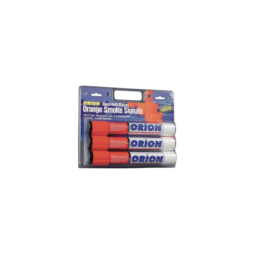 Orion 958 - Hand Held Orange Smoke, 3/Pk -Modern Boat Sales & Service