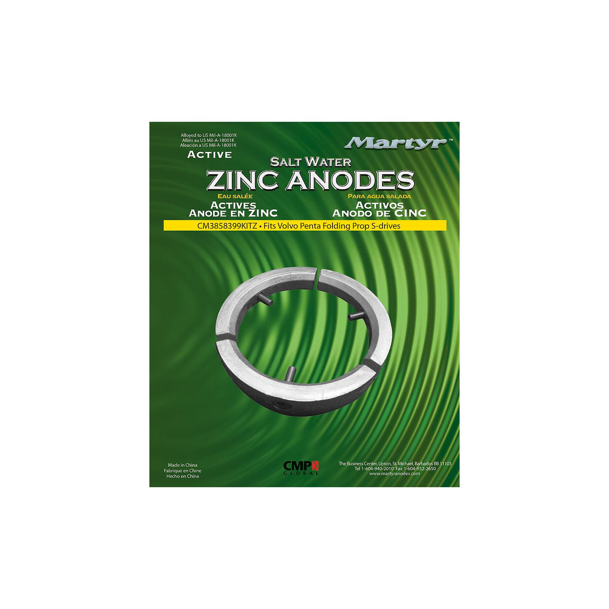 Volvo Pentaâ„¢ Anode Kit - Zinc -Modern Boat Sales & Service
