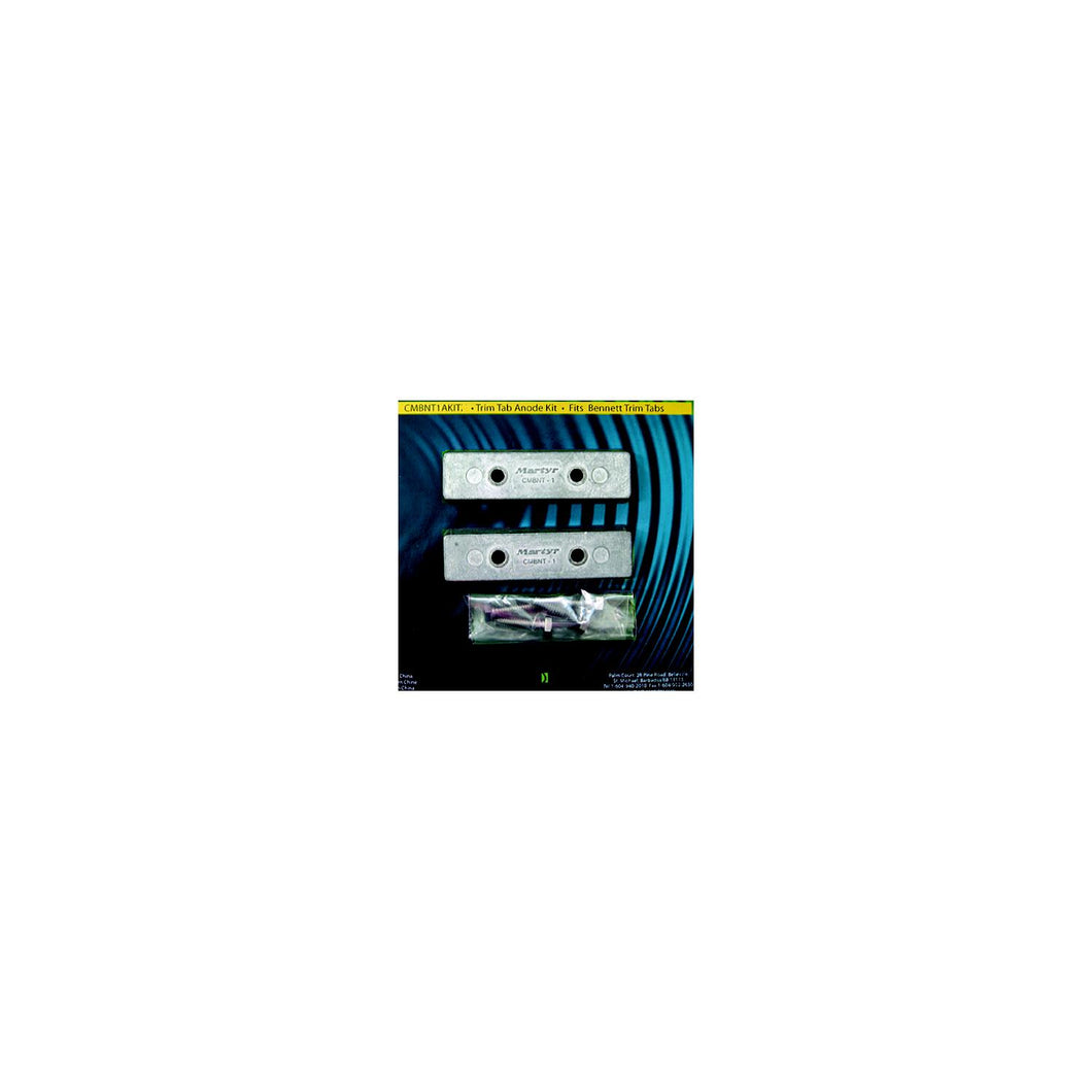 Martyr Bennett Trim Tab Anode Kit Default Title -Modern Boat Sales & Service