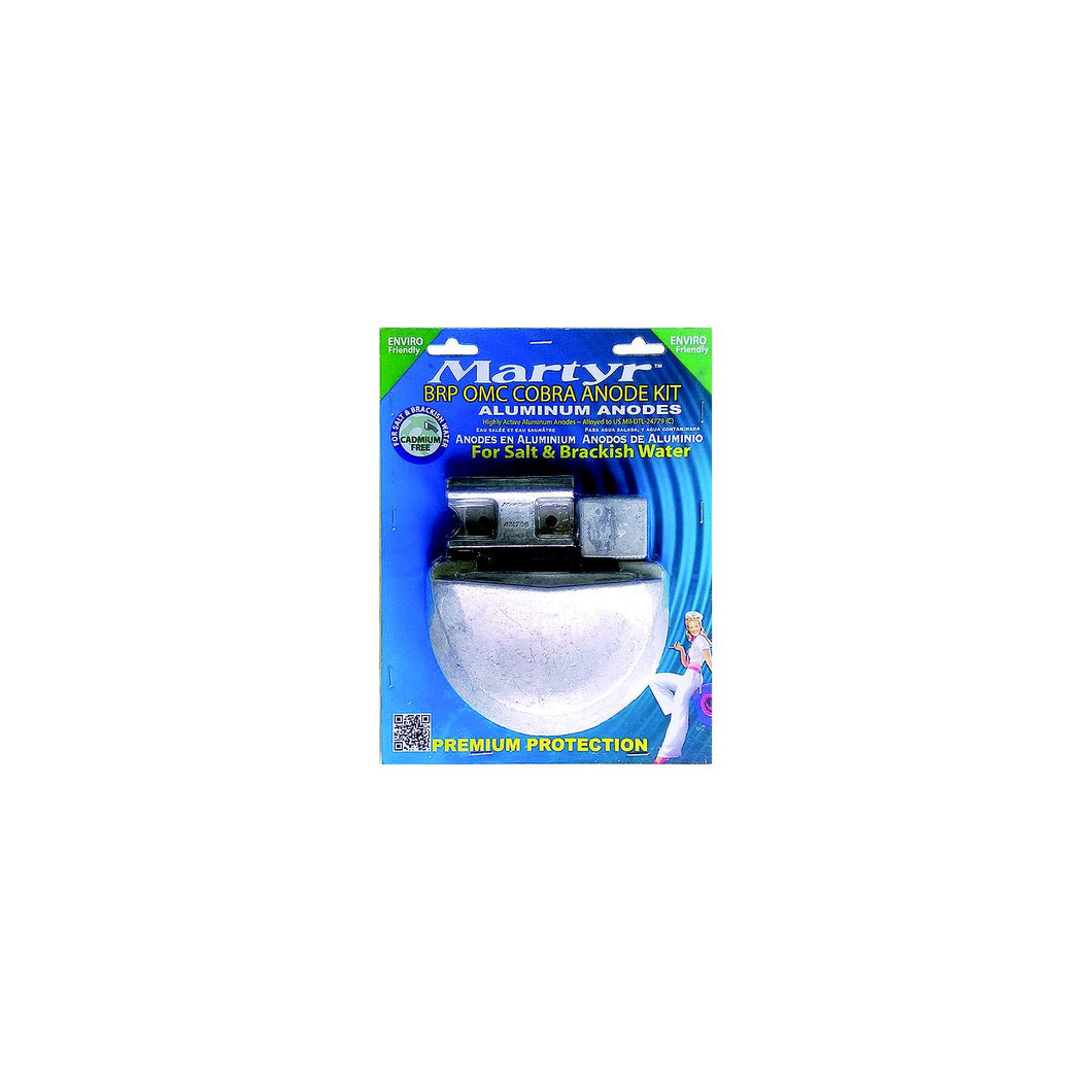 Martyr BRP OMC Cobra Anode Kit, Aluminum -Modern Boat Sales & Service