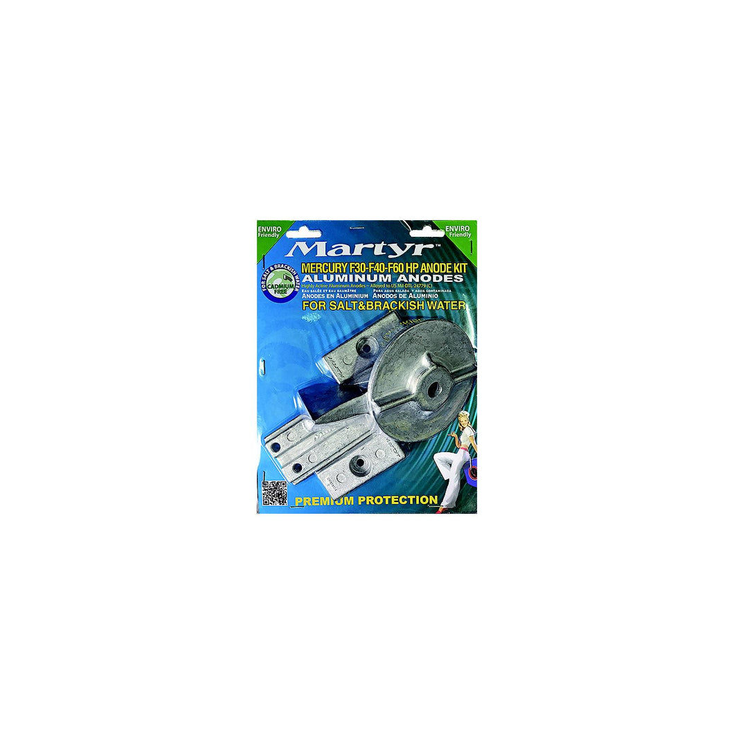 Martyr Aluminum Anode Kit For Mercury F30-F40-F60HP Engines -Modern Boat Sales & Service