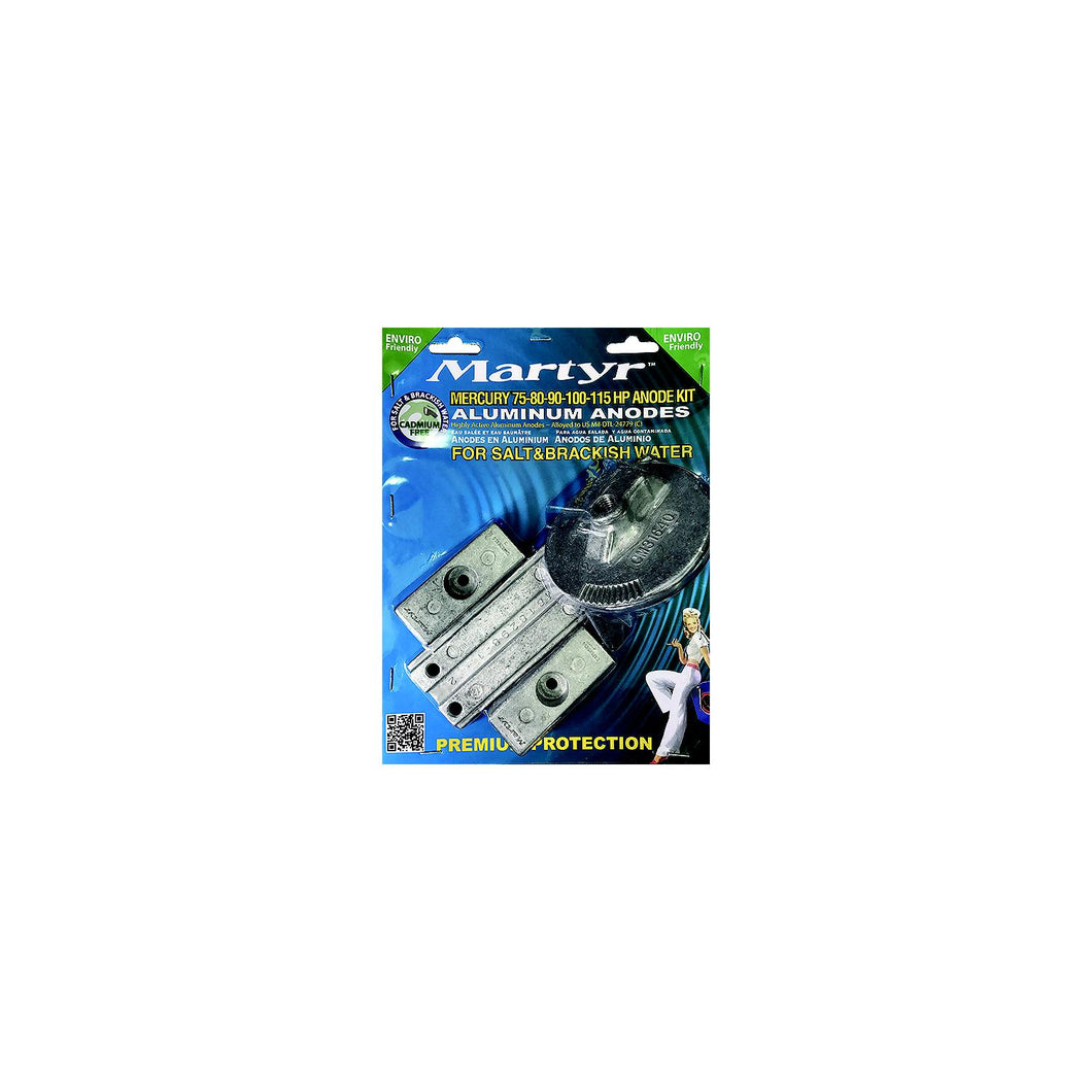 Martyr Aluminum Anode Kit For Mercury 75-80-90-100-115HP Engines -Modern Boat Sales & Service