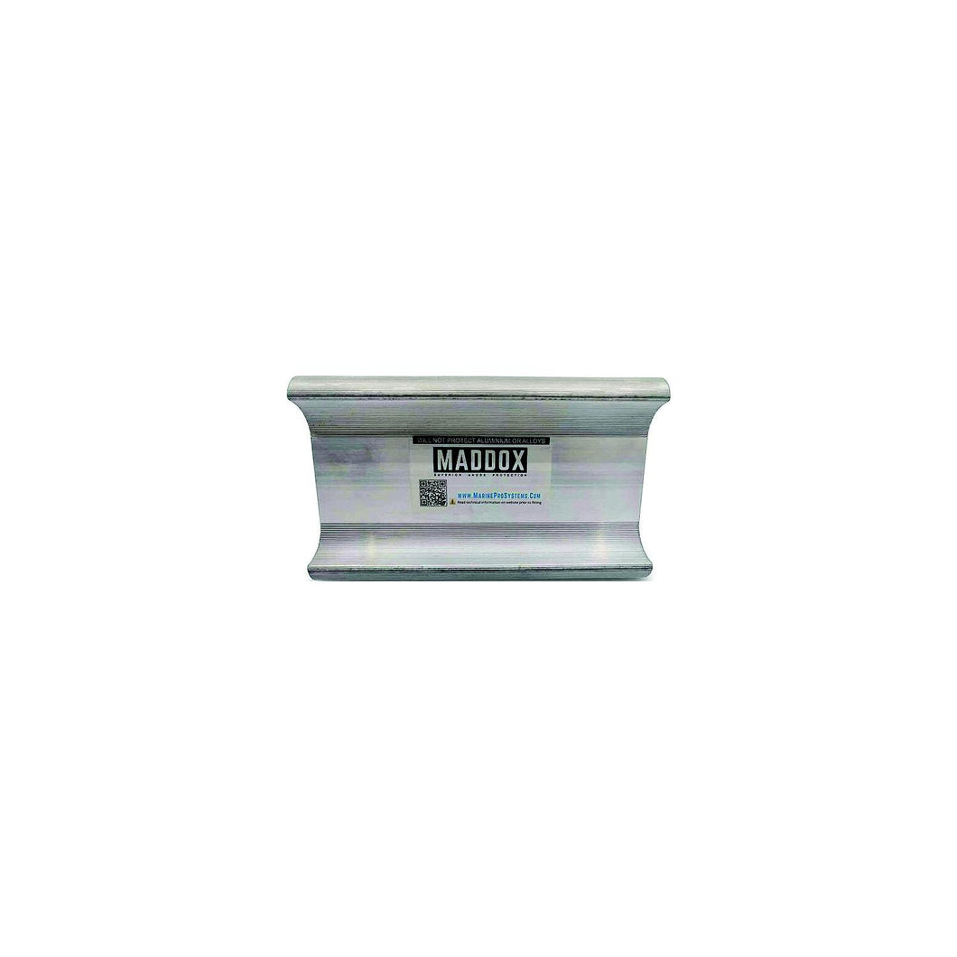 200mm Maddox composite anode with mounting bar, providing controlled low-voltage protection on fiberglass and timber boats -Modern Boat Sales & Service