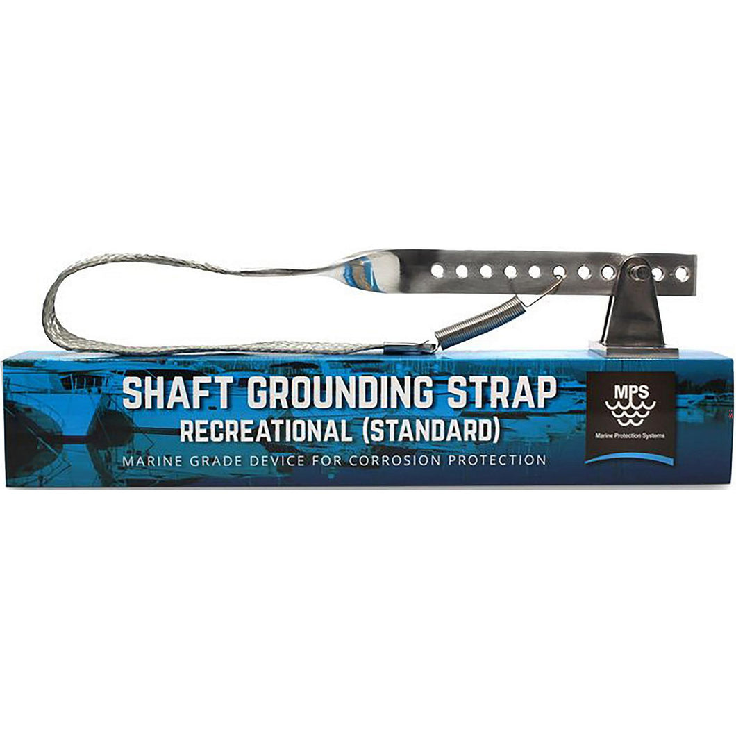 Adjustable grounding strap for 1â€“4 inch shafts, bonding the shaft to hull anodes on composite boats Default Title -Modern Boat Sales & Service