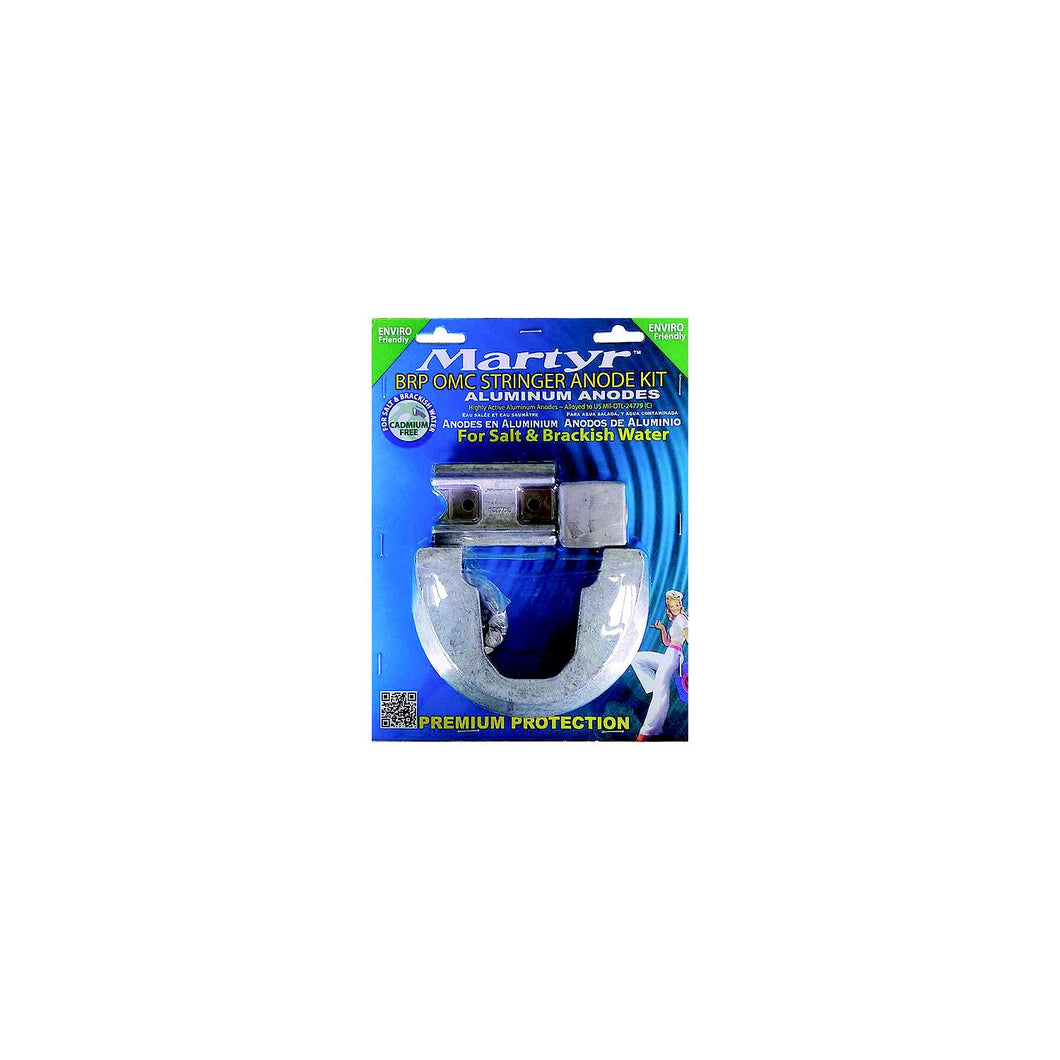 Martyr BRP OMC Stringer Mount Anode Kit, Aluminum -Modern Boat Sales & Service
