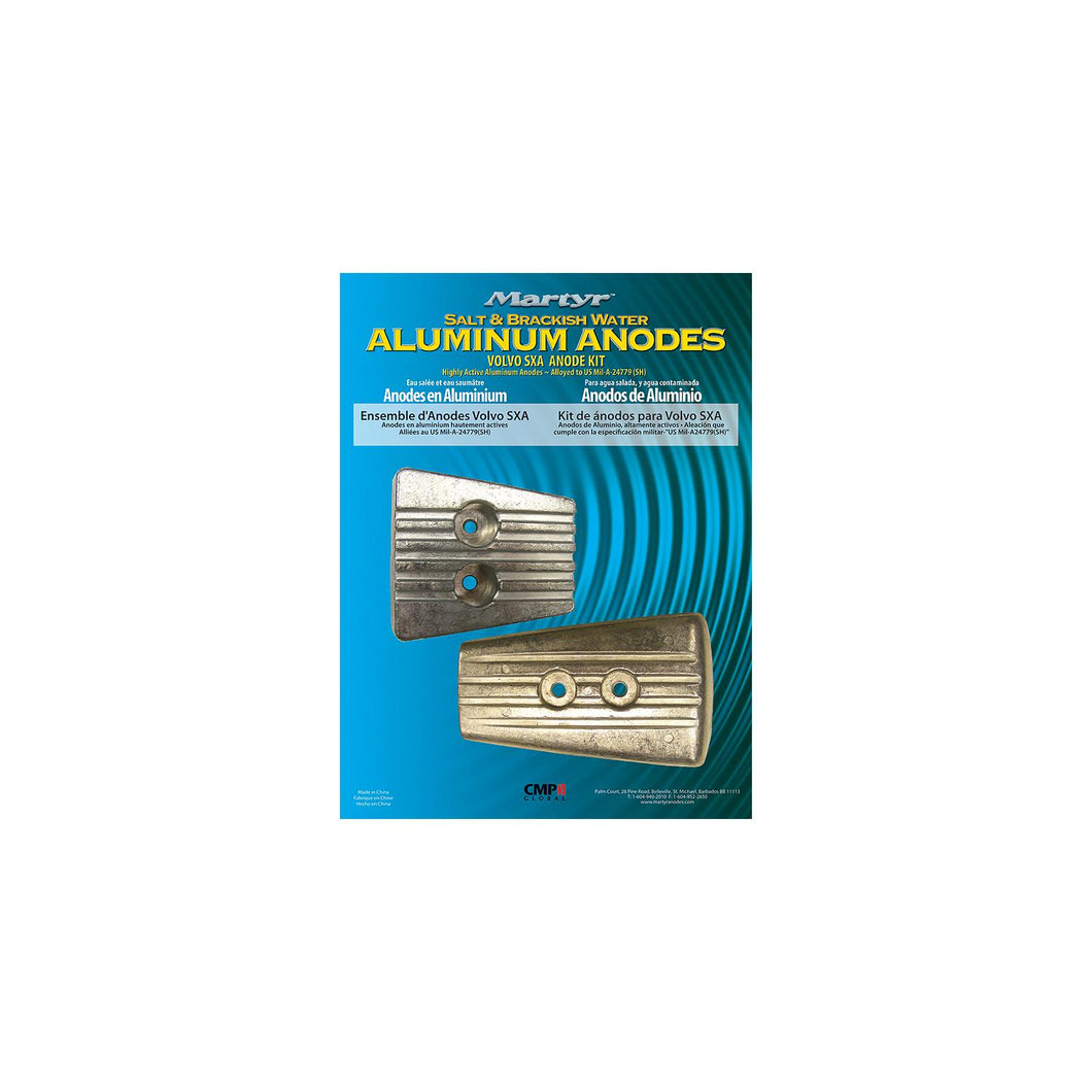 Martyr Anode Kit For Volvo Penta SX-A/DPS Engine (Contains 1-3841427, 1-3883728 and Fastening Hardware) -Modern Boat Sales & Service