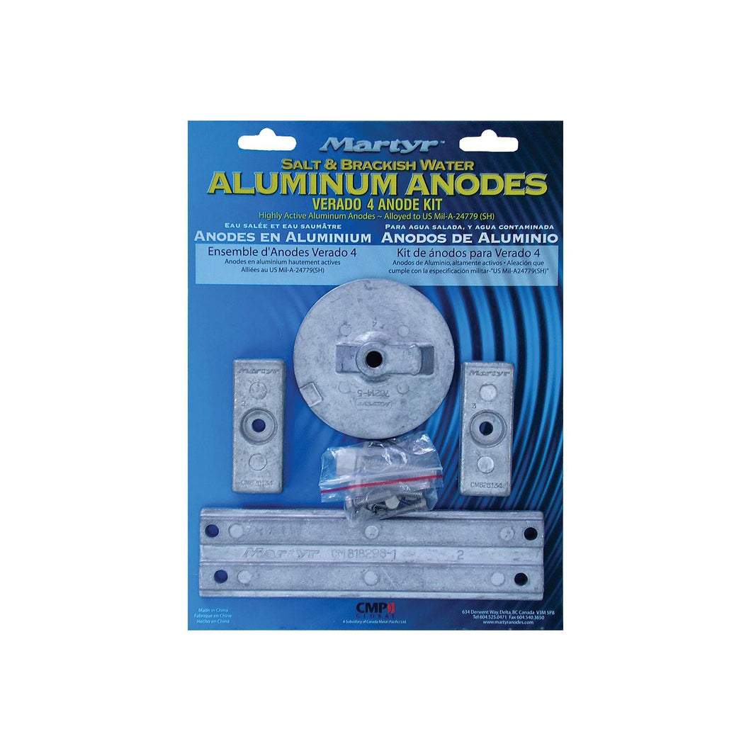 Mercury Verado 4-Cylinder Anode Kit - Aluminum -Modern Boat Sales & Service