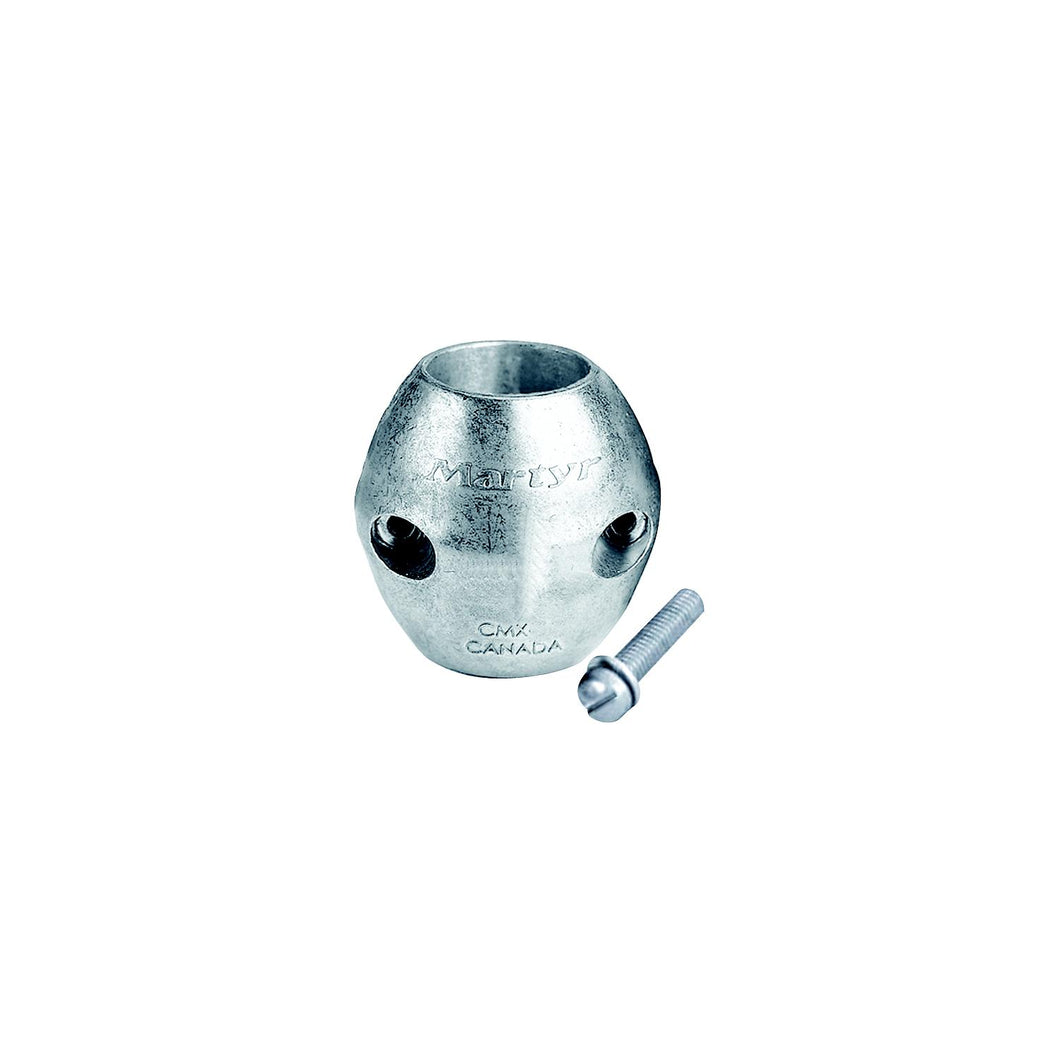 Martyr Streamlined Shaft Zinc Anode With Stainless Steel Slotted Head -Modern Boat Sales & Service