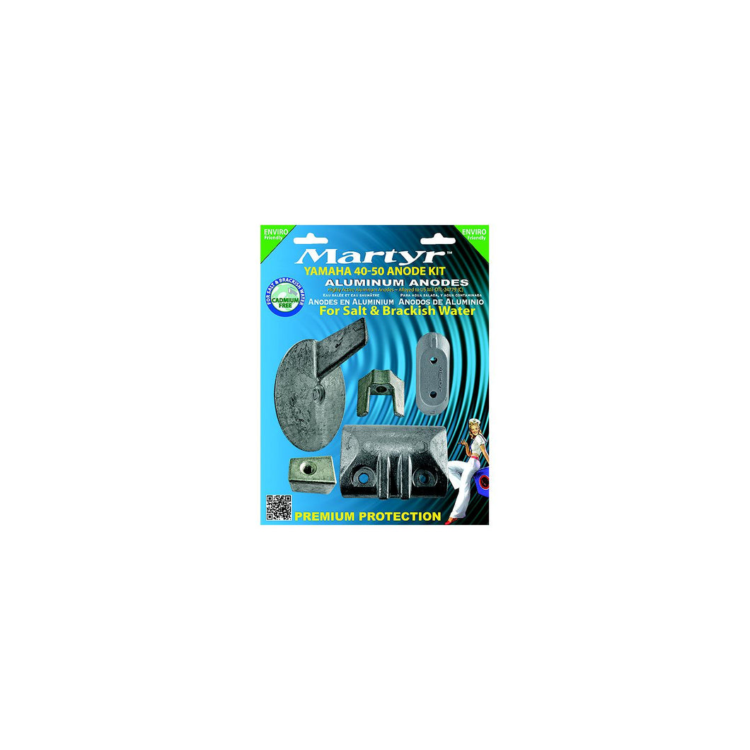 Martyr Anode Kit For Yamaha 40-50 HP Outboards, Aluminum -Modern Boat Sales & Service