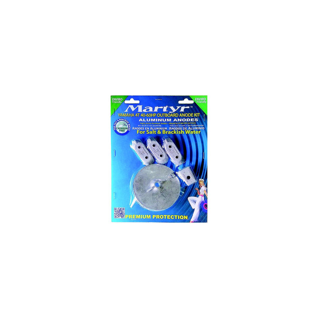 Martyr Anode Kit For Yamaha 60-90 HP Outboards, Magnesium -Modern Boat Sales & Service
